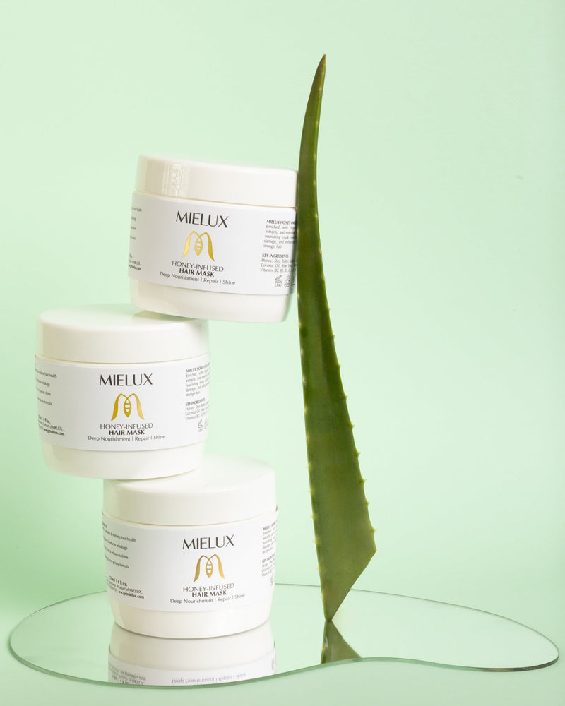 Mielux hair mask campaign