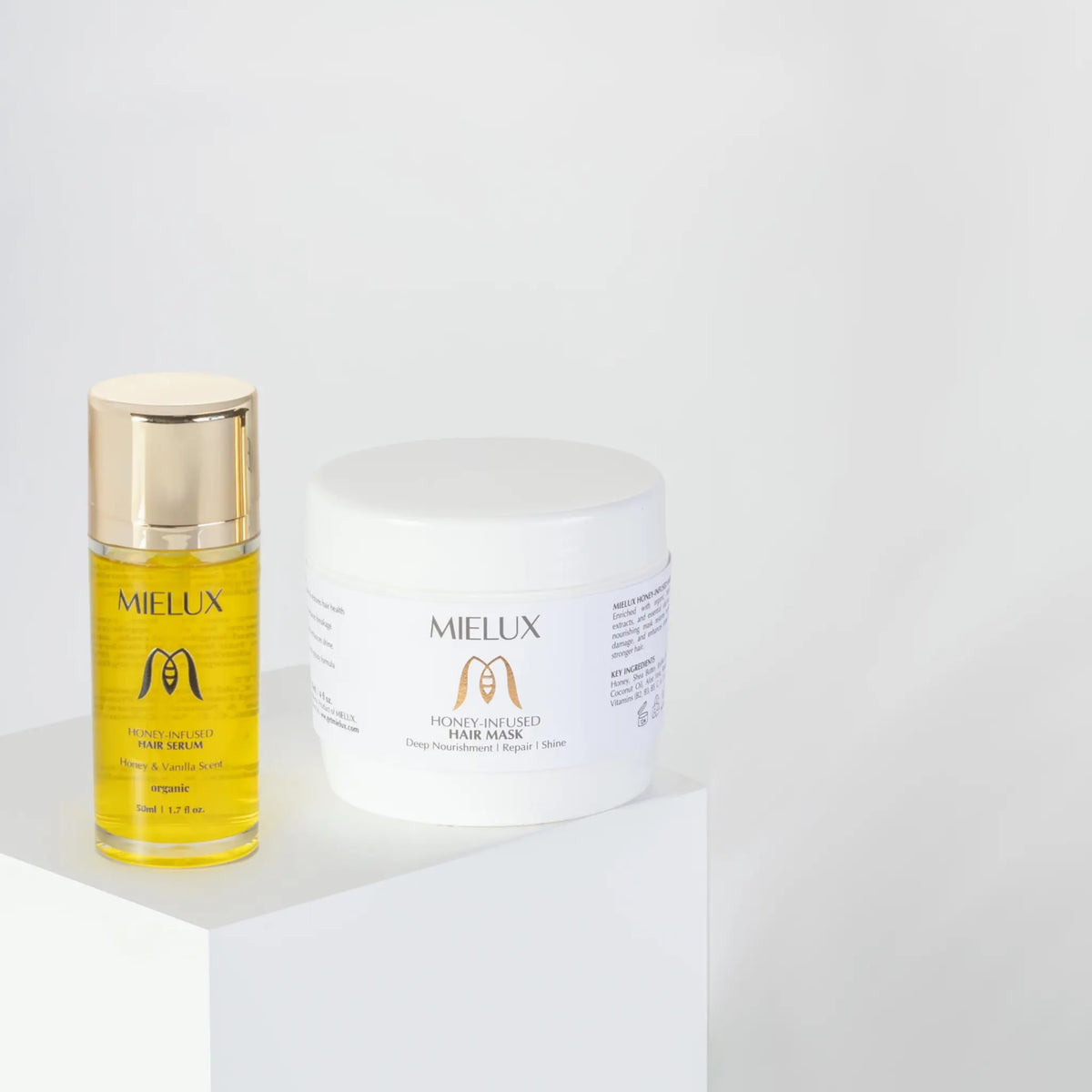 Honey Water-Based Hair Serum &amp; Repair Hair Mask Duo
